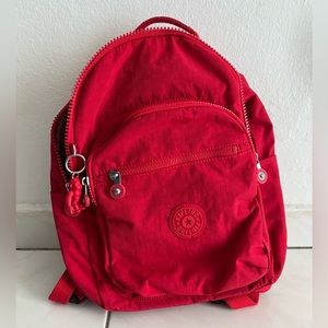 KIPLING Seoul small tablet backpack in red
